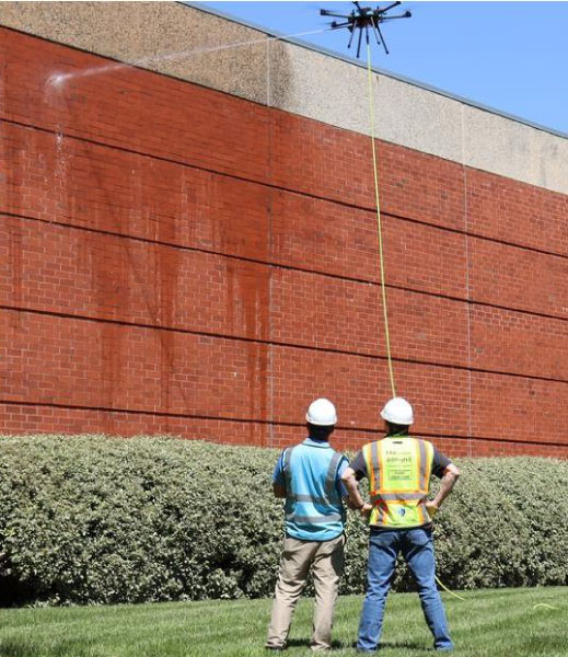 clean mixed-surface buildings